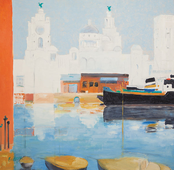 Liverbirds watching over the Mersey (2007)