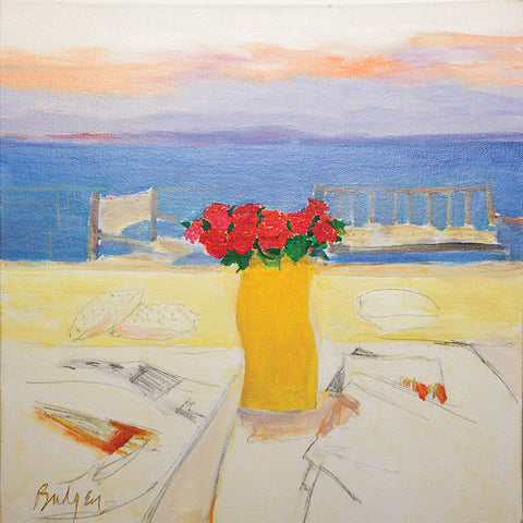 Yellow Vase and Roses (2014)